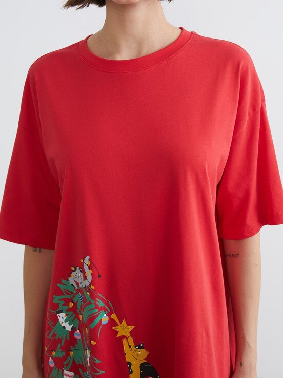 Gecelik CANLI KIRMIZI