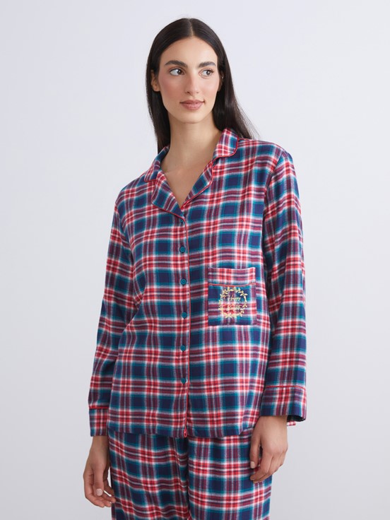 Pijama Takım KIRMIZI EKOSELİ