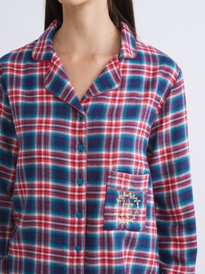 Pijama Takım KIRMIZI EKOSELİ