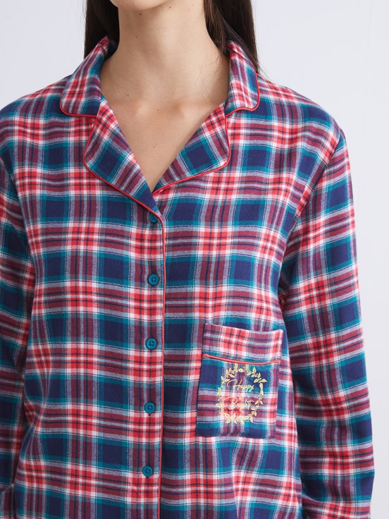 Pijama Takım KIRMIZI EKOSELİ