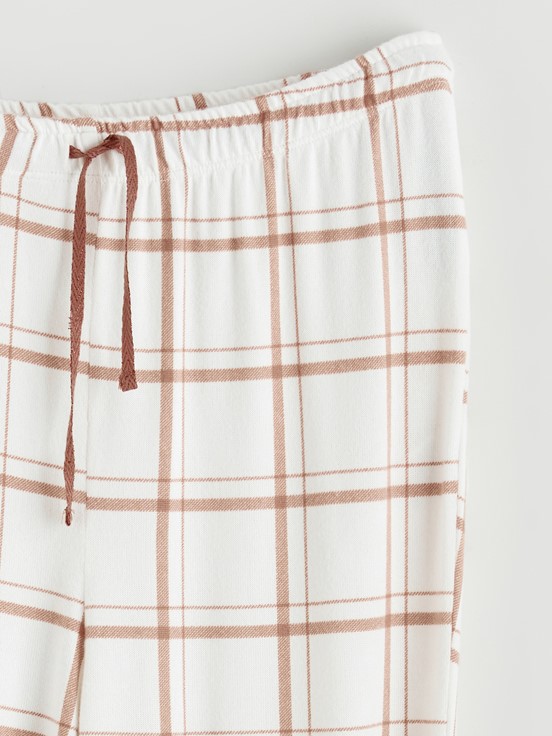 Pijama Takım KAHVERENGİ EKOSELİ