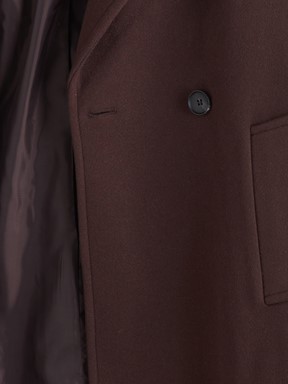 Kaşe Kaban KOYU KAHVERENGİ