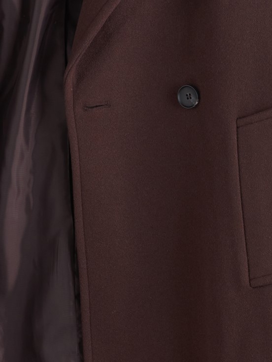 Kaşe Kaban KOYU KAHVERENGİ