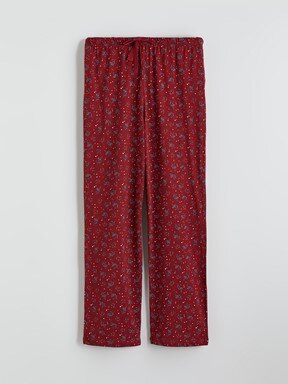 Pijama Takım KIRMIZI BASKILI