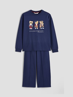 Pijama Takım AÇIK LACİVERT