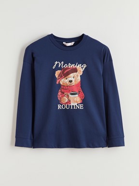 Pijama Takım LACİVERT EKOSELİ