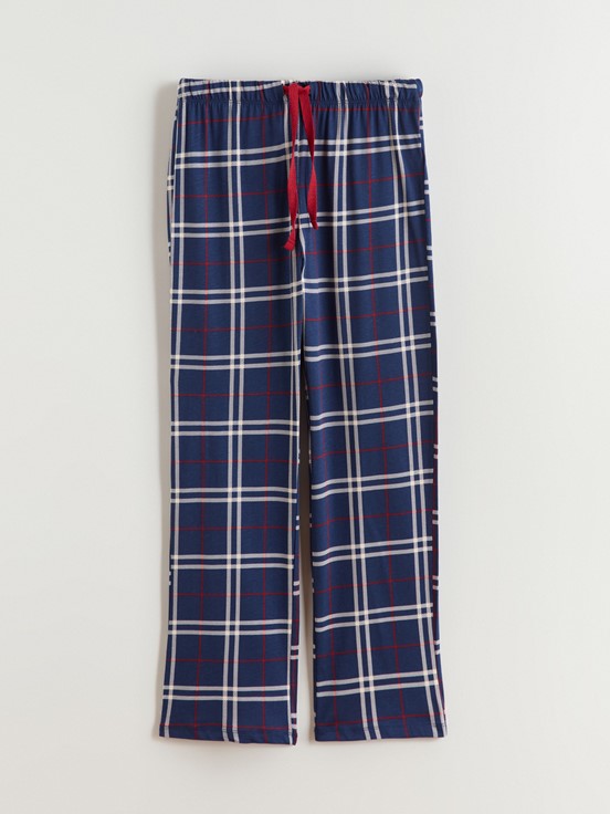 Pijama Takım LACİVERT EKOSELİ