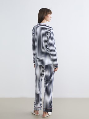 Pijama Takım LACİVERT ÇİZGİLİ