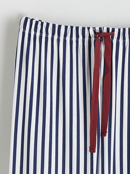 Pijama Takım LACİVERT ÇİZGİLİ