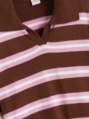 Kazak KAHVERENGİ ÇİZGİLİ