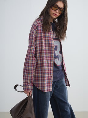 Gömlek Ceket BORDO EKOSELİ