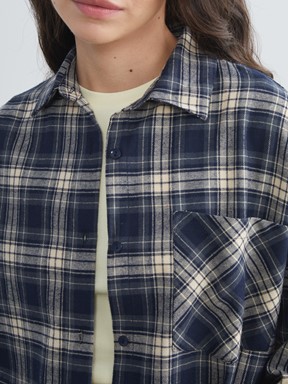 Gömlek Ceket LACİVERT EKOSELİ