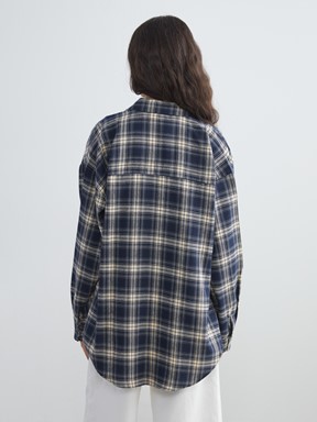 Gömlek Ceket LACİVERT EKOSELİ