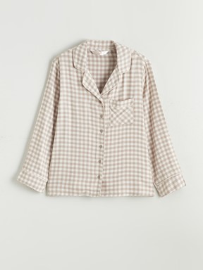 Pijama Takım KAHVERENGİ EKOSELİ