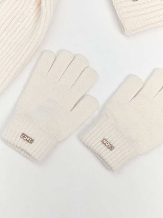 Atkı, Bere ve Eldiven Takım AÇIK GRİ