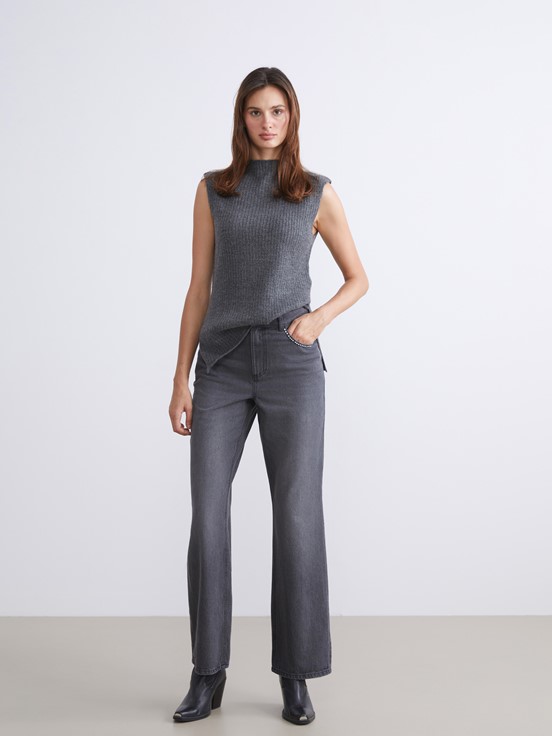 Jean Pantolon KOYU GRI YIKAMA