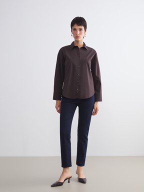 Gömlek KOYU KAHVERENGİ