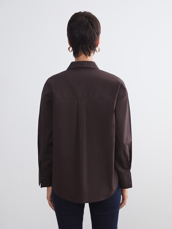 Gömlek KOYU KAHVERENGİ