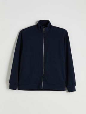 Fermuarlı Sweatshirt KIRMIZI