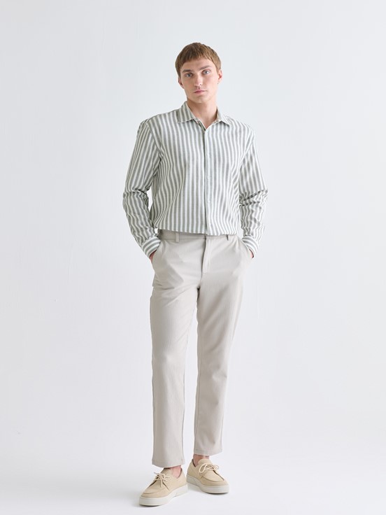 Gömlek YEŞİL ÇİZGİLİ