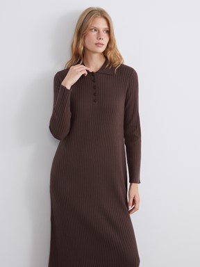 Elbise ÇİKOLATA KAHVE