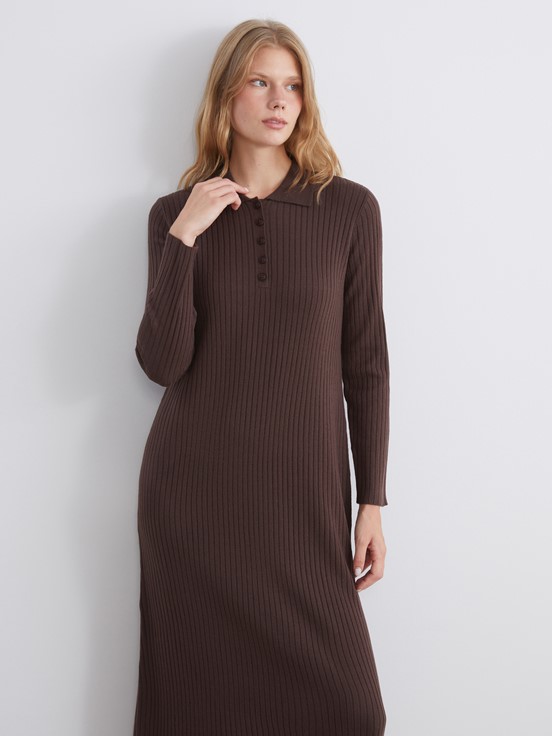 Elbise ÇİKOLATA KAHVE
