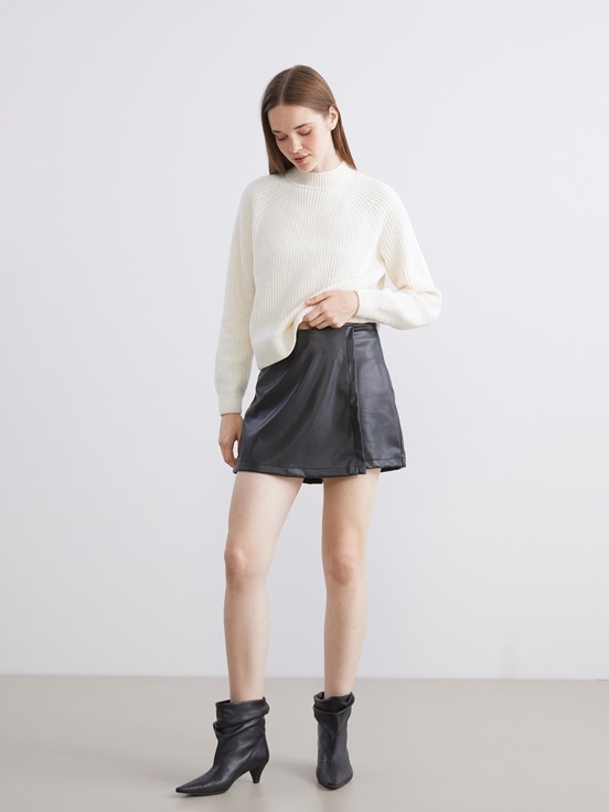 Şort Etek YENİ SİYAH