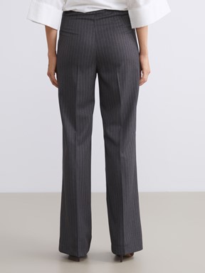 Pantolon KOYU GRİ ÇİZGİLİ