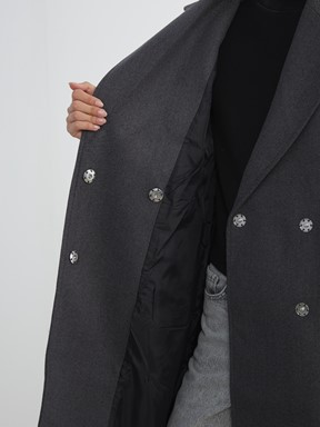 Kaşe Kaban ANTRASİT MELANJ