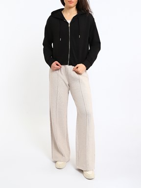 Fermuarlı Sweatshirt YENİ SİYAH