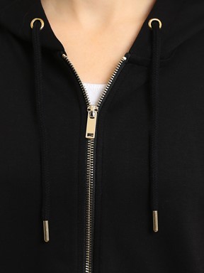 Fermuarlı Sweatshirt YENİ SİYAH