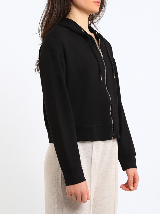 Fermuarlı Sweatshirt YENİ SİYAH