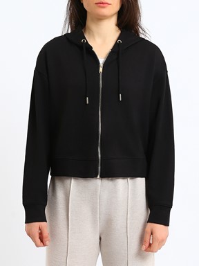 Fermuarlı Sweatshirt YENİ SİYAH