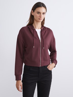 Fermuarlı Sweatshirt YENİ SİYAH