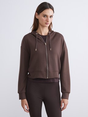 Fermuarlı Sweatshirt YENİ SİYAH