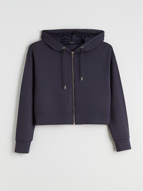 Fermuarlı Sweatshirt YENİ SİYAH