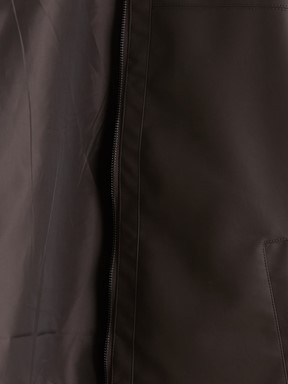 Deri Görünümlü Ceket KAHVERENGİ
