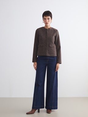 Ceket KAHVERENGİ EKOSELİ