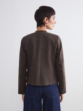 Ceket KAHVERENGİ EKOSELİ