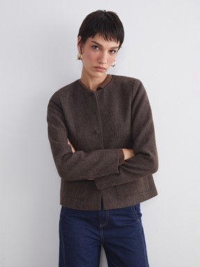 Ceket KAHVERENGİ EKOSELİ