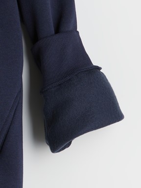 Fermuarlı Sweatshirt KOYU LACİVERT