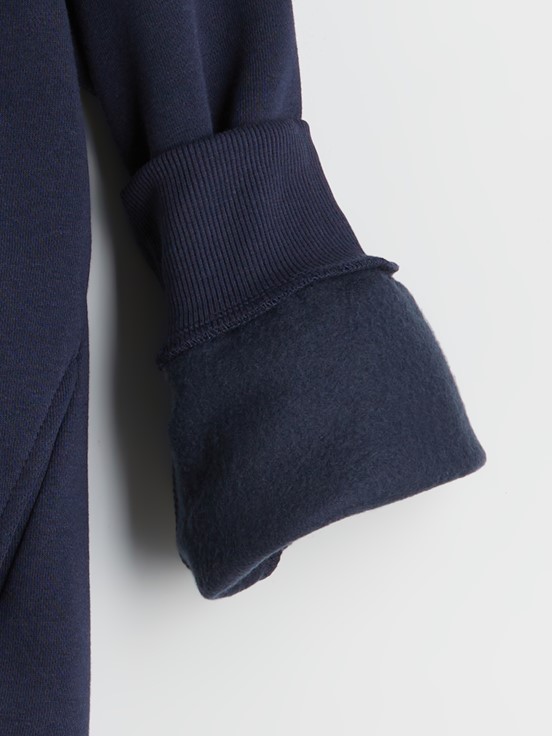 Fermuarlı Sweatshirt KOYU LACİVERT