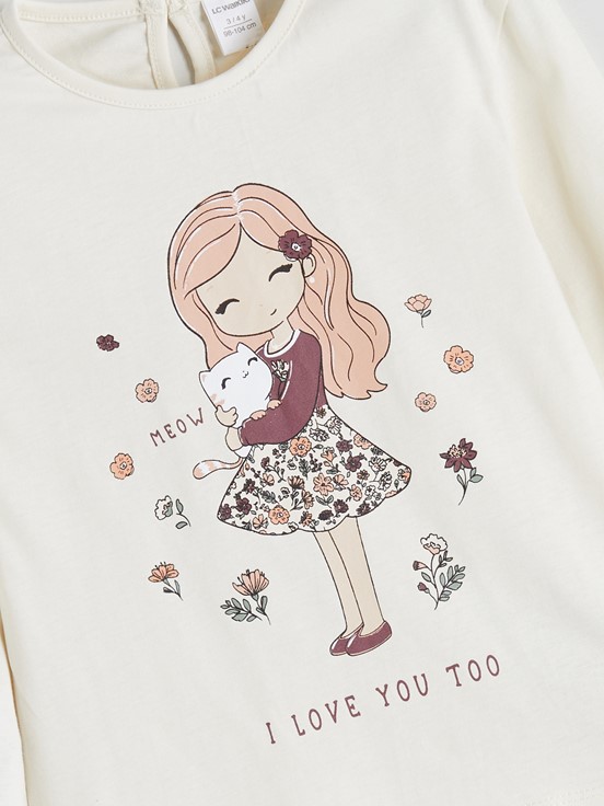 Tişört KREM RENGİ