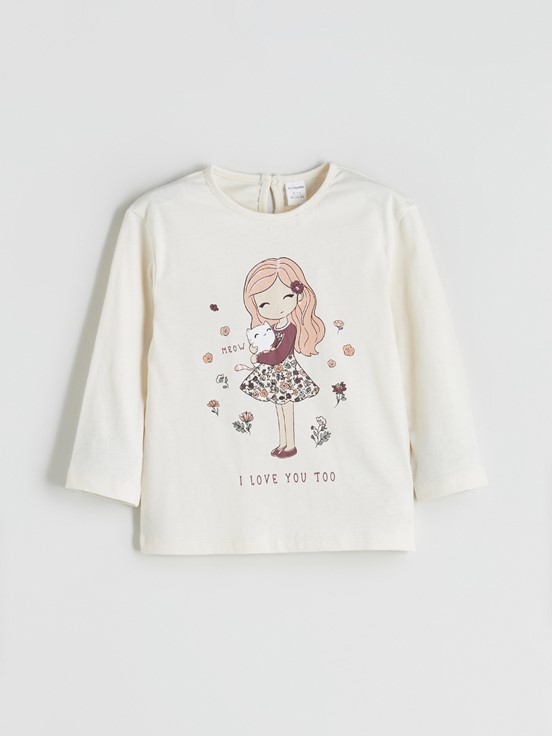 Tişört KREM RENGİ