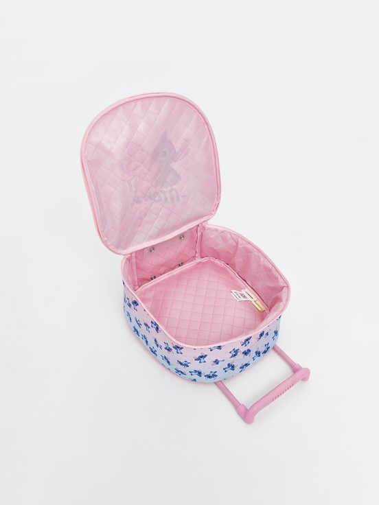 Çekçekli Çanta AÇIK MAVİ BASKILI