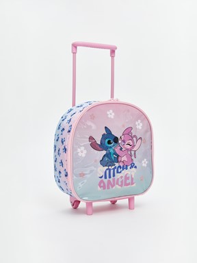 Çekçekli Çanta AÇIK MAVİ BASKILI