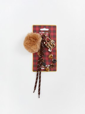 Ponponlu Çanta Charmı KARIŞIK