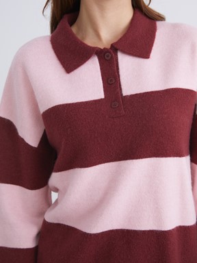 Kazak BORDO ÇİZGİLİ