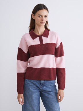 Kazak BORDO ÇİZGİLİ