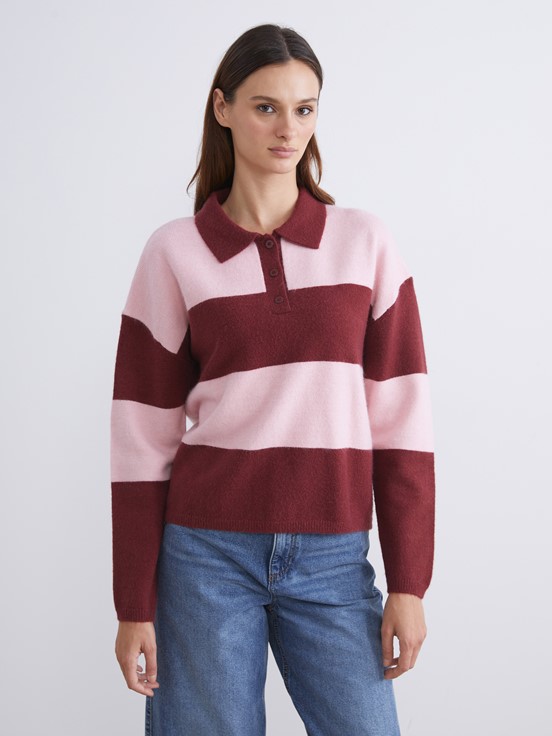 Kazak BORDO ÇİZGİLİ